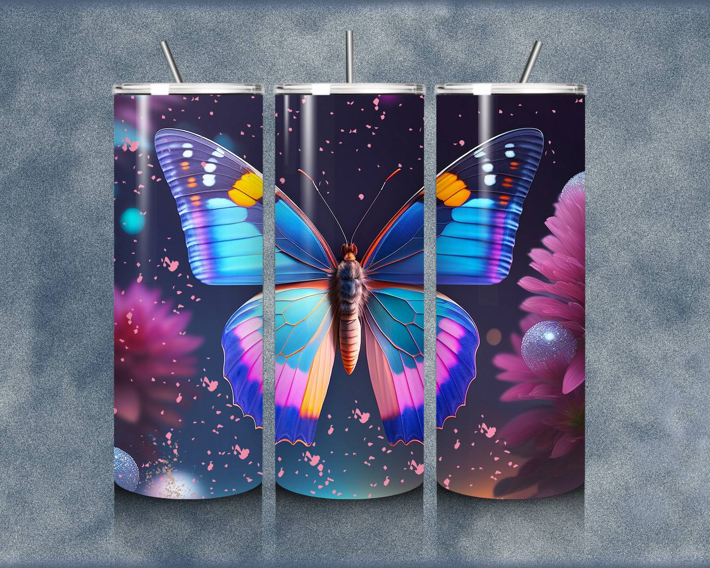 Butterfly 20oz Sublimation Tumbler