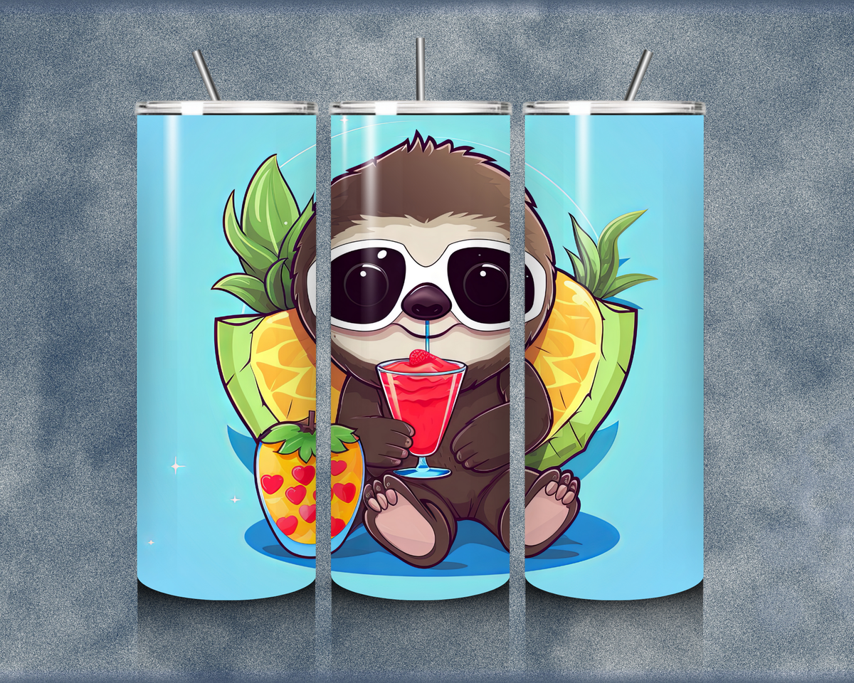 Sloth 20oz Sublimation Tumbler