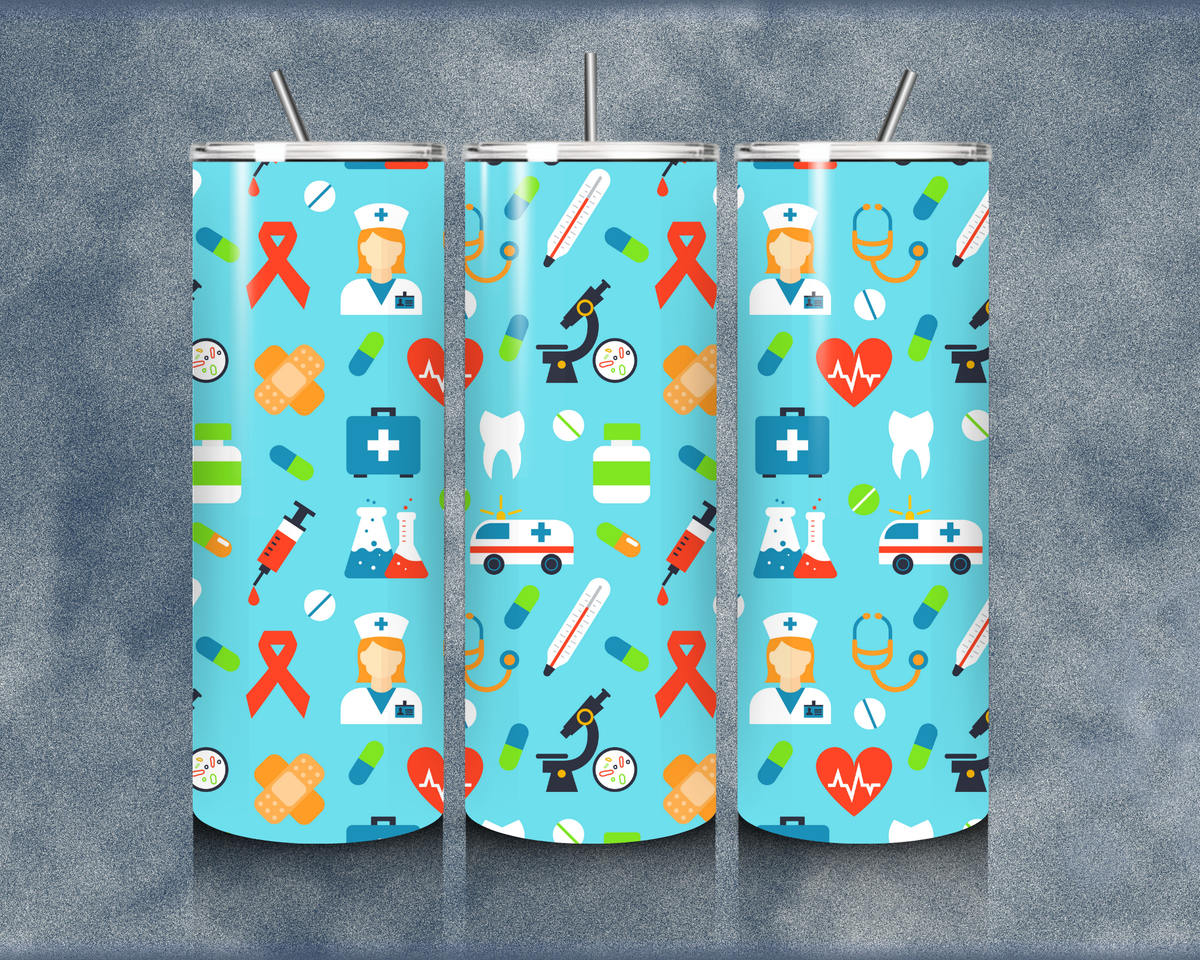 Nurse 20oz Sublimation Tumblers