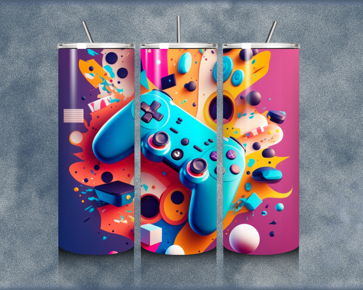 Game Controller 20oz Sublimation Tumblers