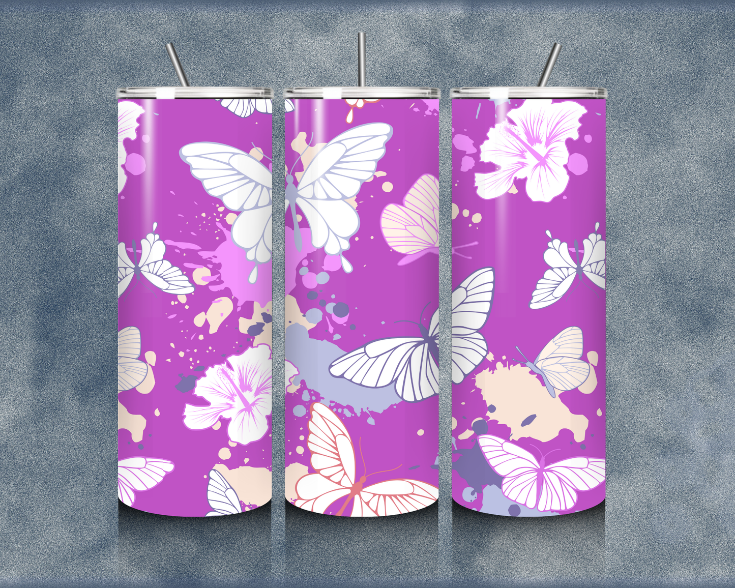Butterfly 20oz Sublimation Tumbler