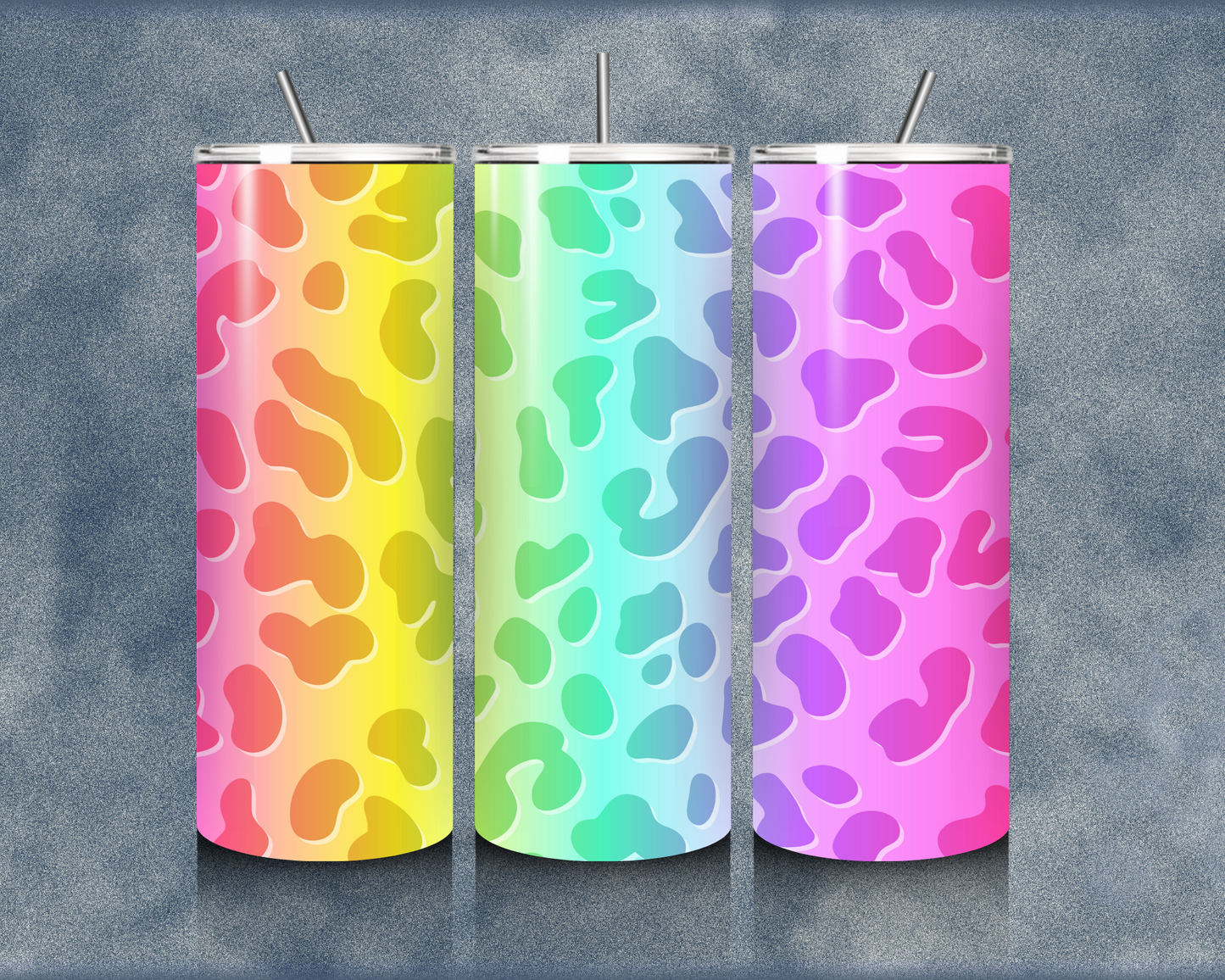 Rainbow 20oz Sublimation Tumblers