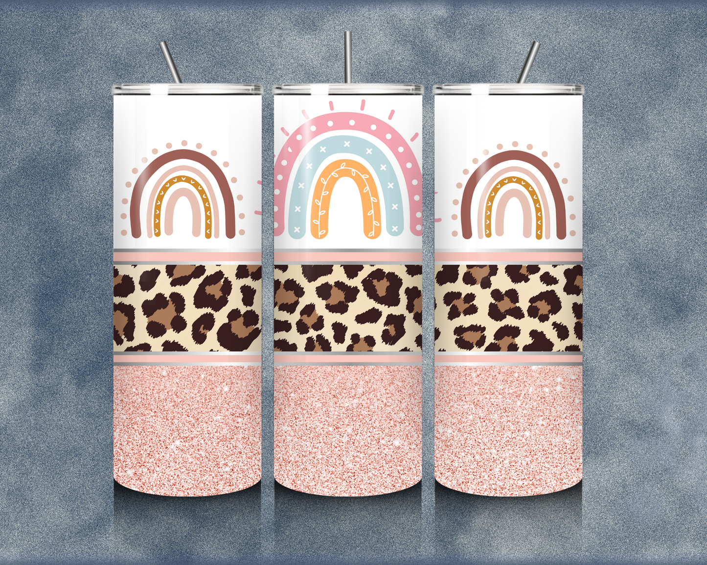 Rainbow 20oz Sublimation Tumblers