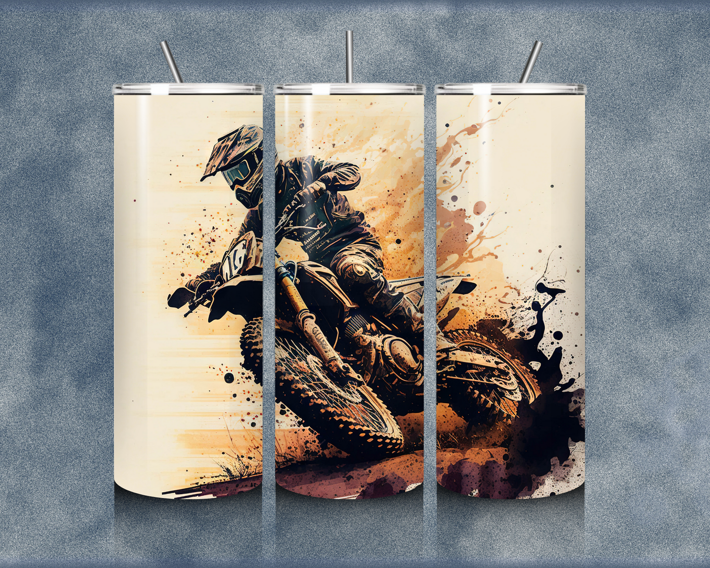 Motorcycle 20oz Sublimation Tumblers