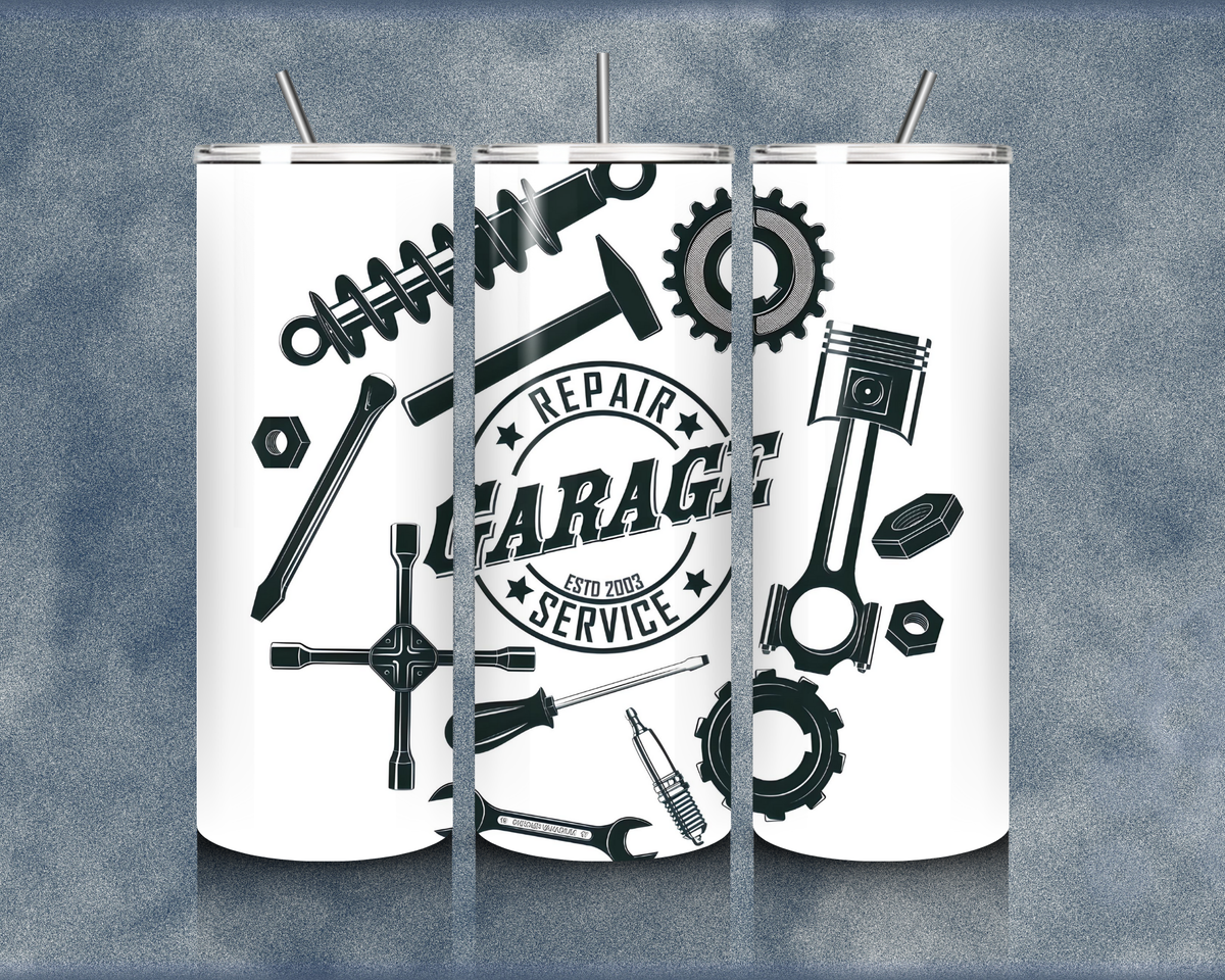 Mechanic 20oz Sublimation Tumblers