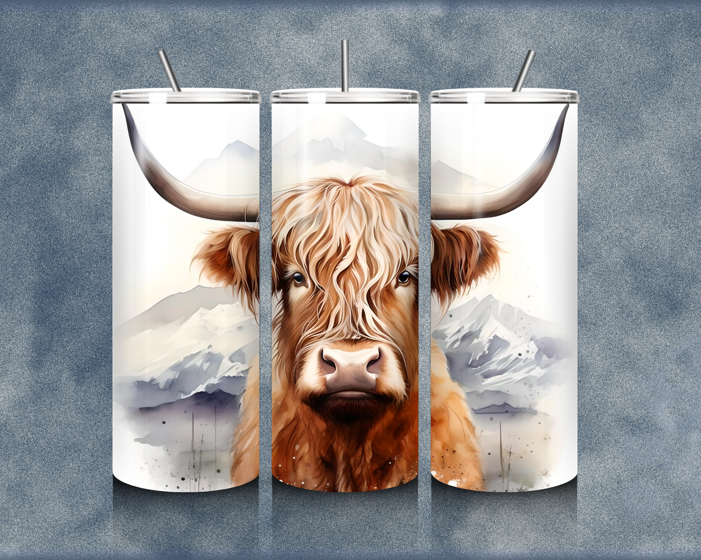Highland Cow 20oz Sublimation Tumblers