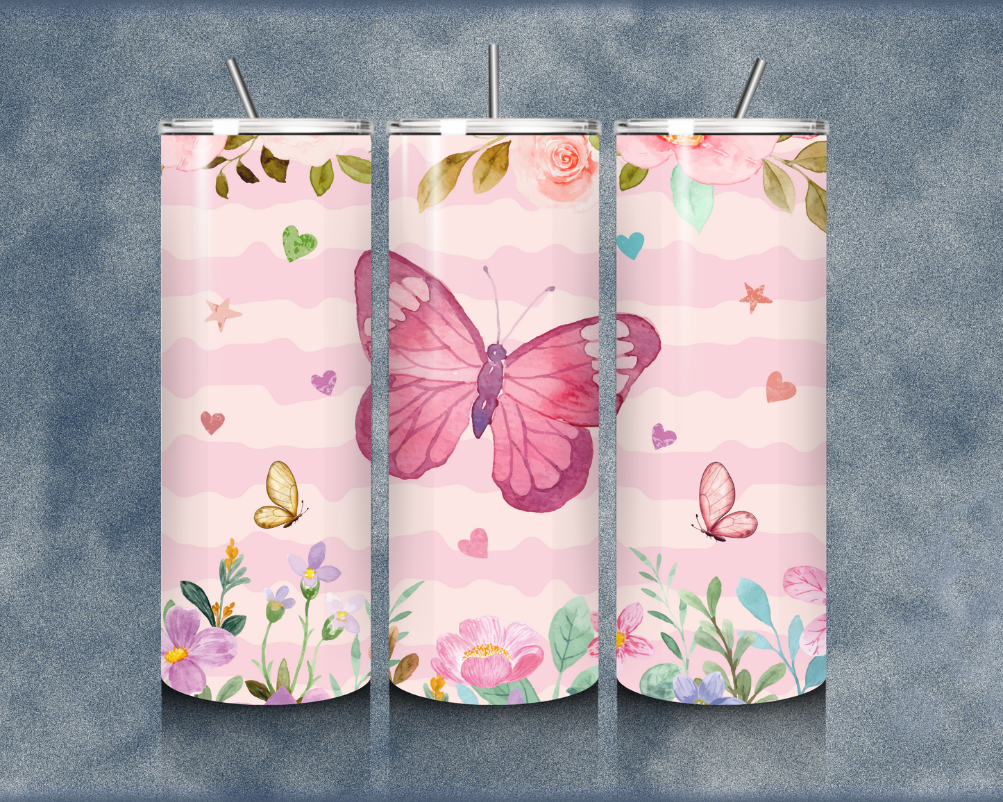 Butterfly 20oz Sublimation Tumbler