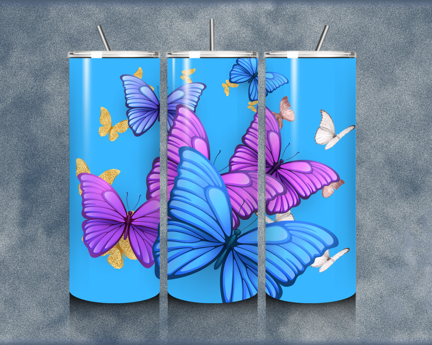 Butterfly 20oz Sublimation Tumbler
