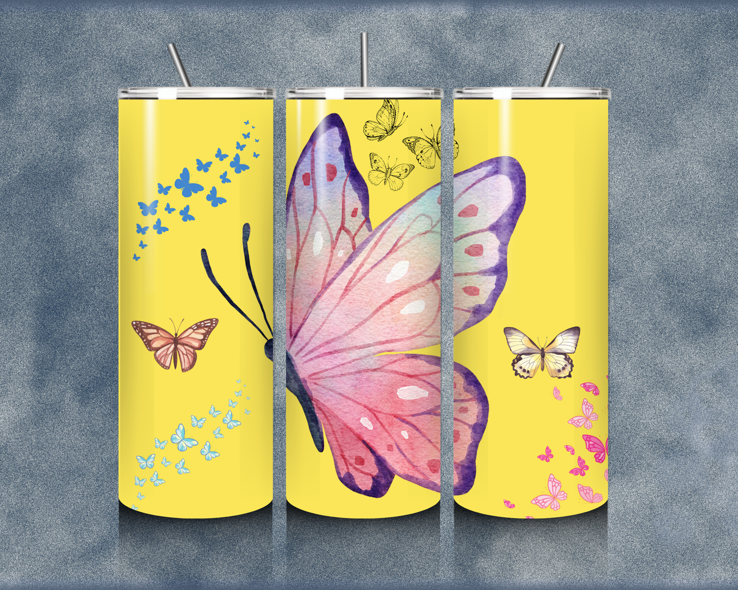 Butterfly 20oz Sublimation Tumbler