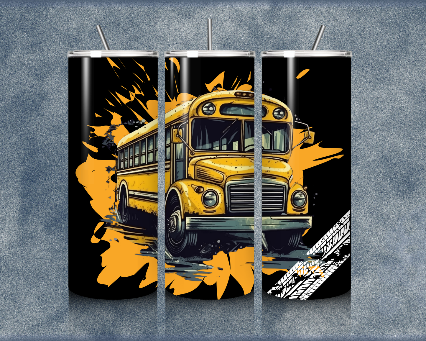 School Bus 20oz Sublimation Tumblers