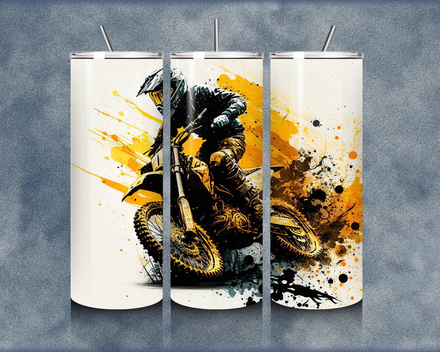 Motorcycle 20oz Sublimation Tumblers