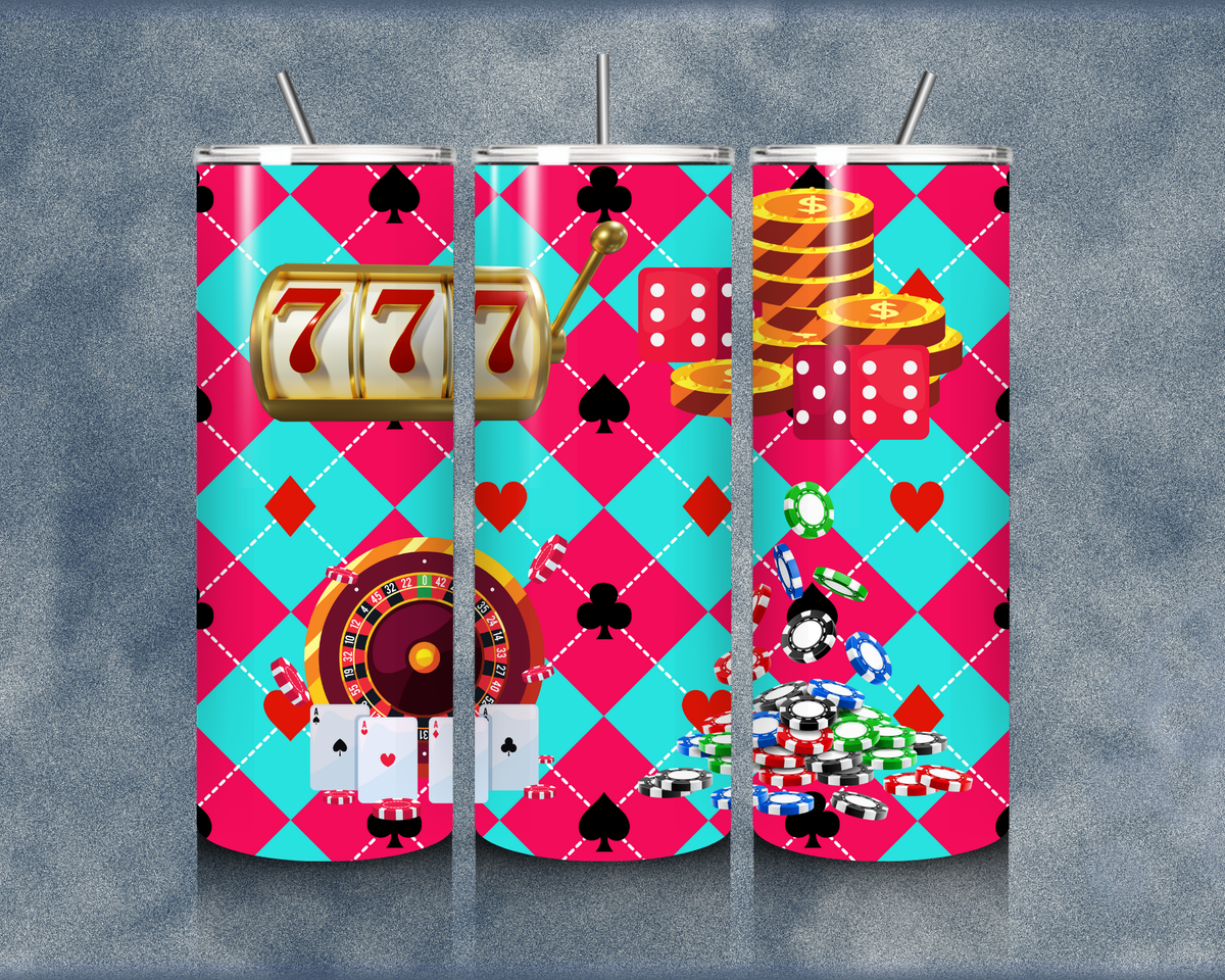 Playing Cards 20oz Sublimation Tumblers