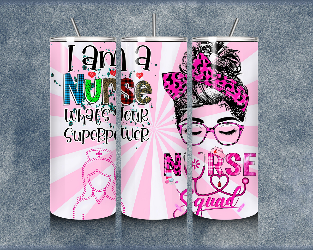 Nurse 20oz Sublimation Tumblers
