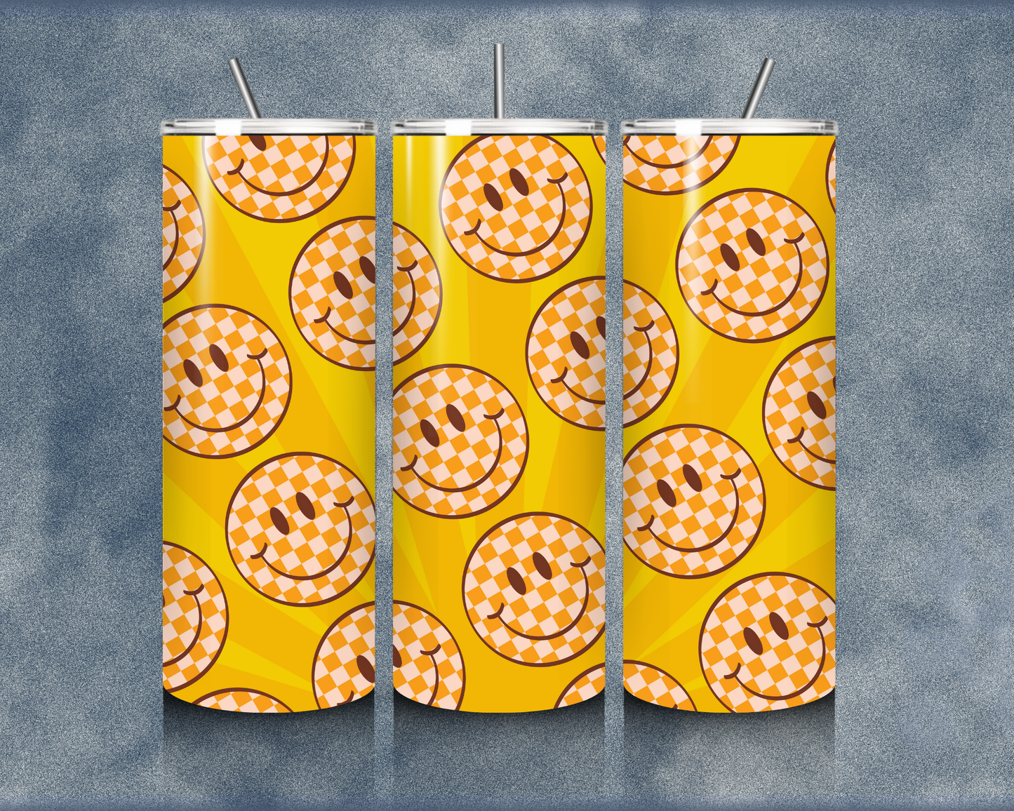 Retro Smiley 20oz Sublimation Tumbler