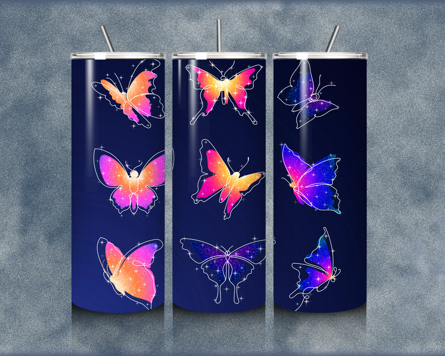 Butterfly 20oz Sublimation Tumbler
