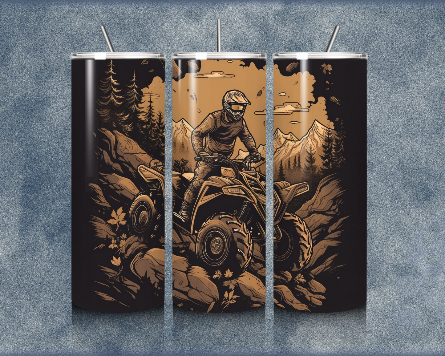 Motorcycle 20oz Sublimation Tumblers