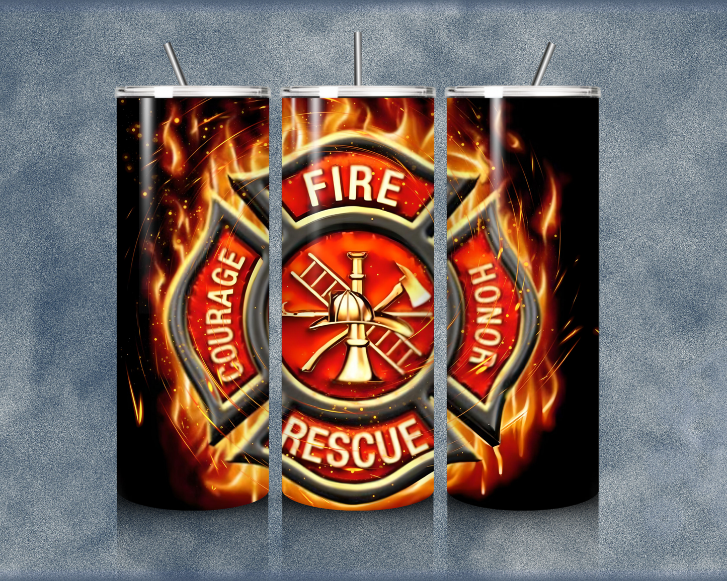 Fire Fighter 20oz Sublimation Tumblers