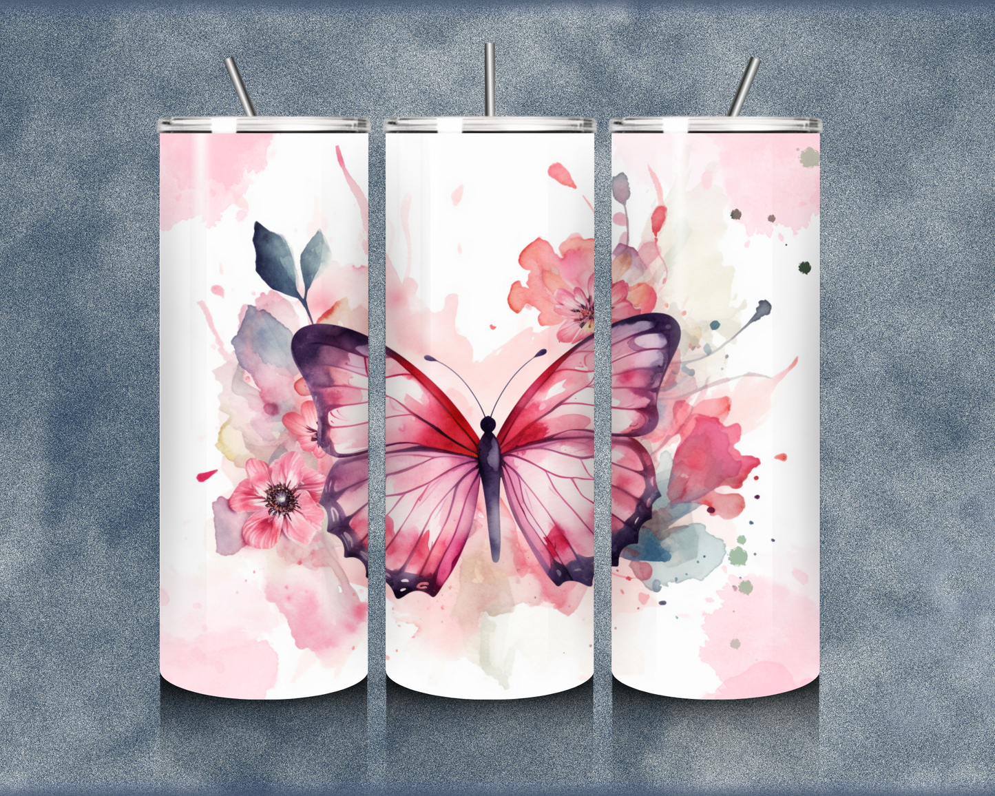 Butterfly 20oz Sublimation Tumbler