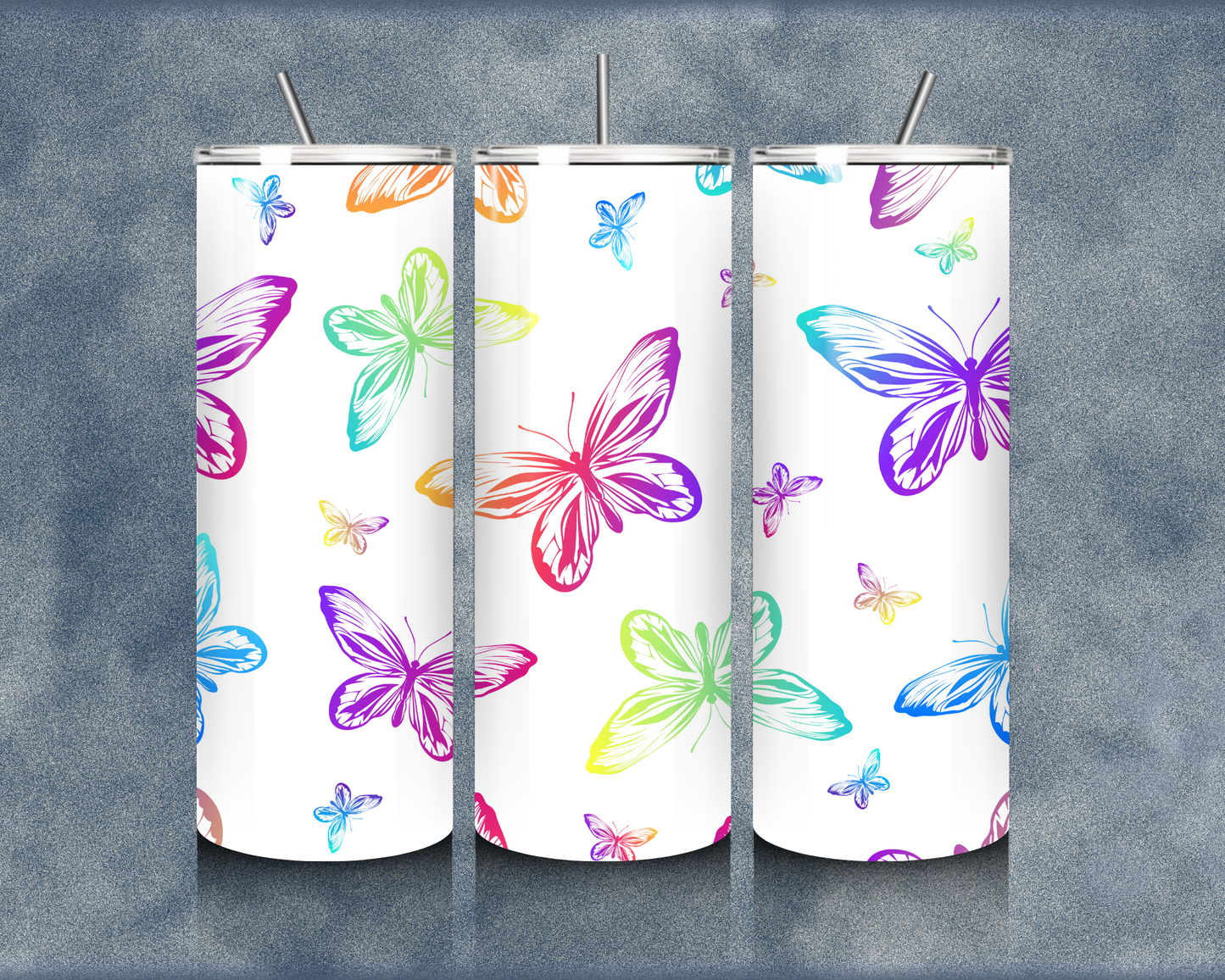 Rainbow 20oz Sublimation Tumblers