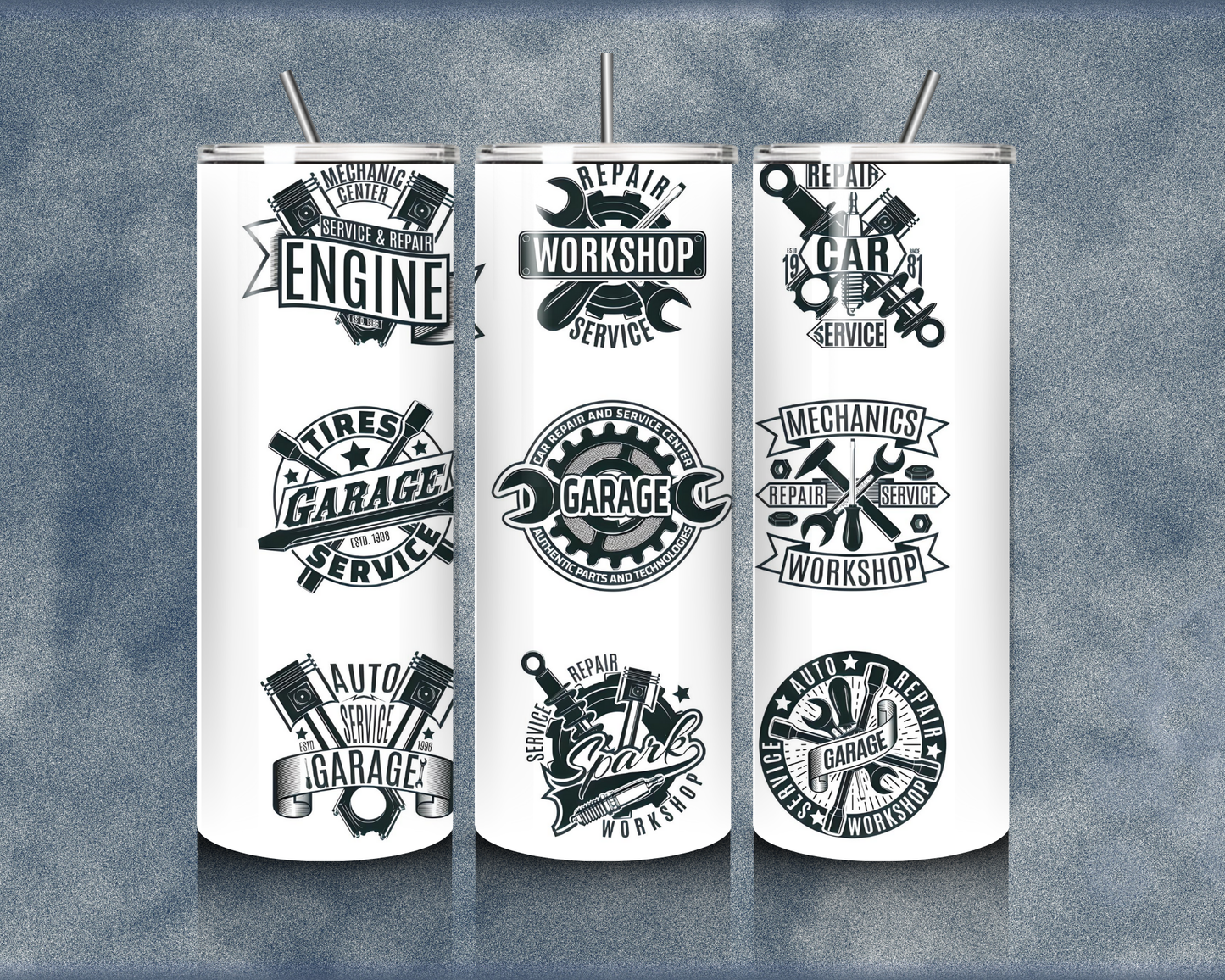 Mechanic 20oz Sublimation Tumblers