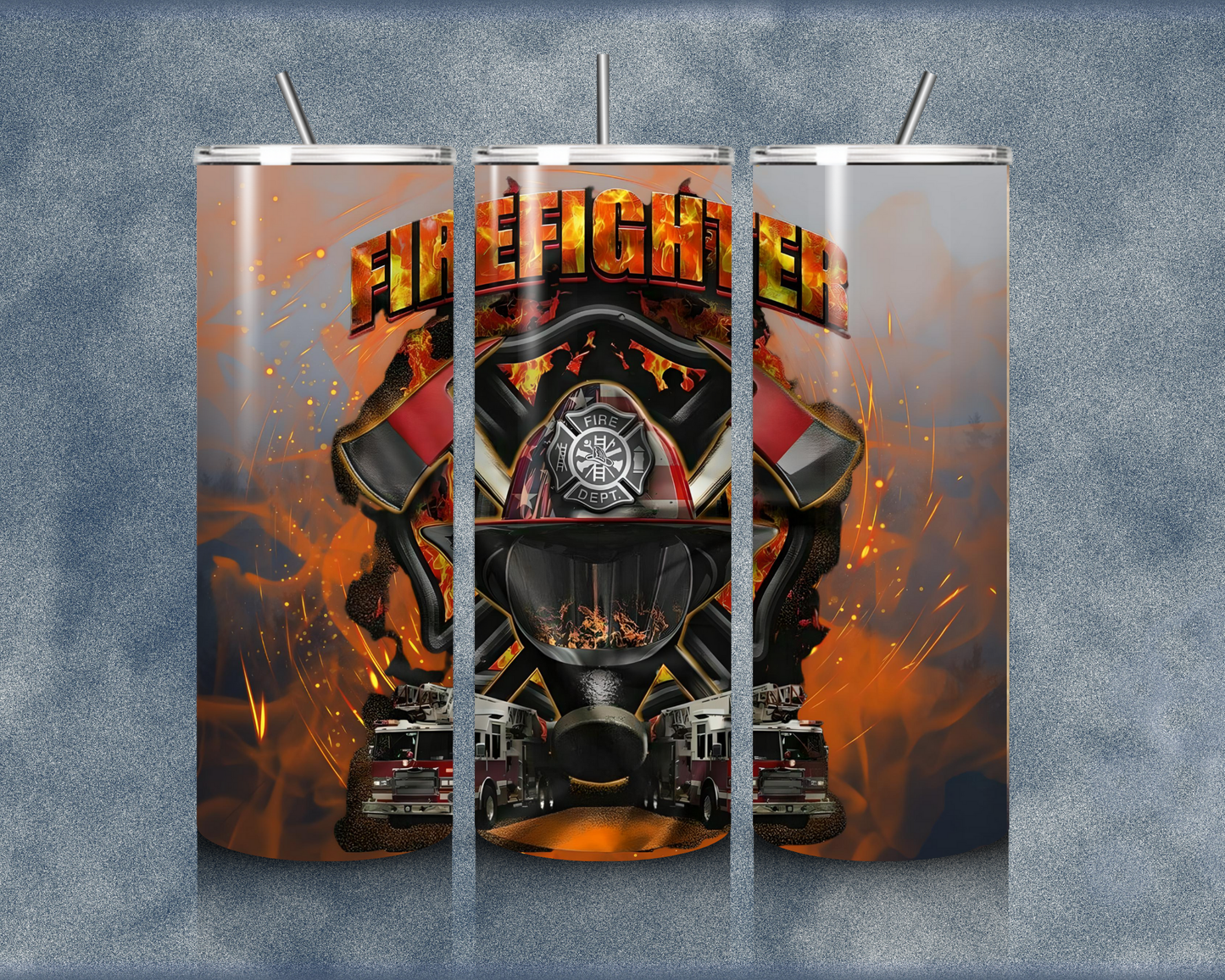 Fire Fighter 20oz Sublimation Tumblers