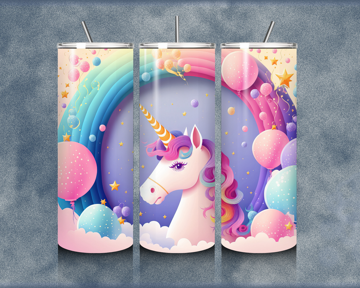 Unicorn 20oz Sublimation Tumblers