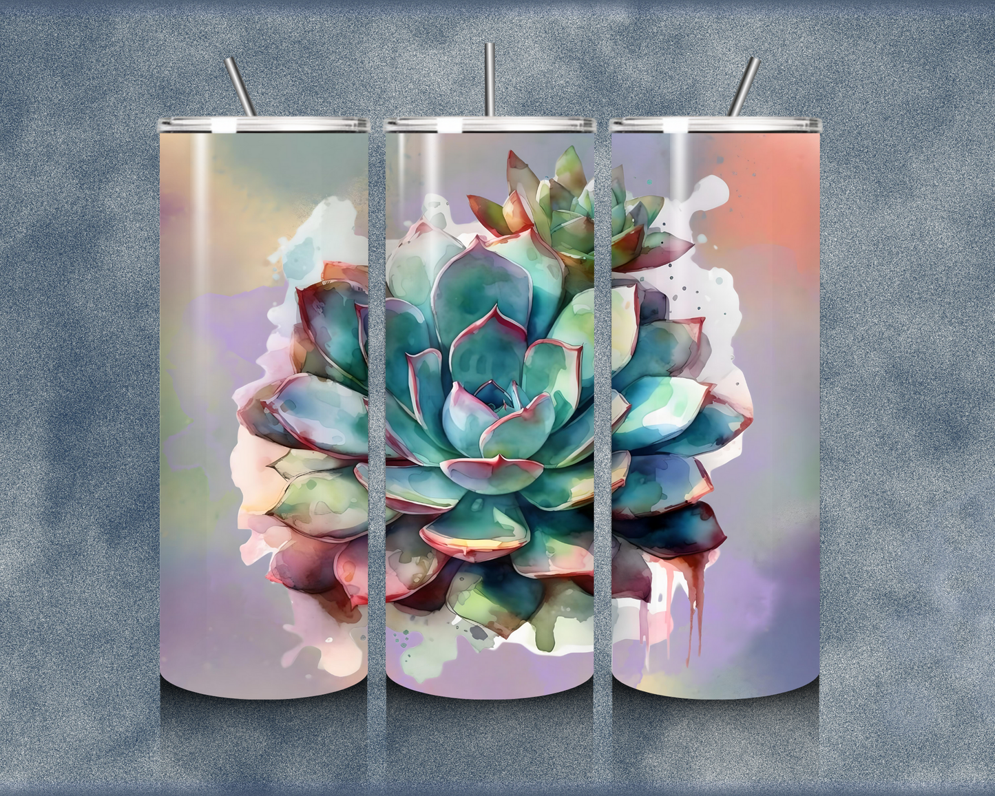Succulent 20oz Sublimation Tumbler
