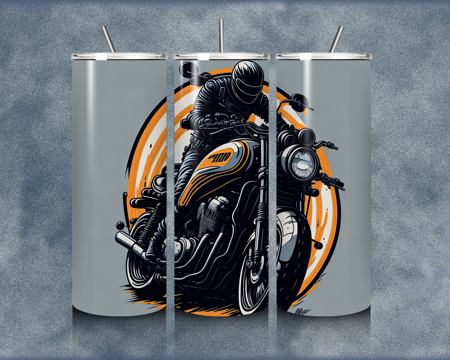 Motorcycle 20oz Sublimation Tumblers