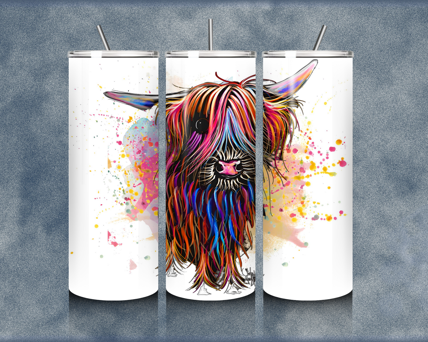 Highland Cow 20oz Sublimation Tumblers