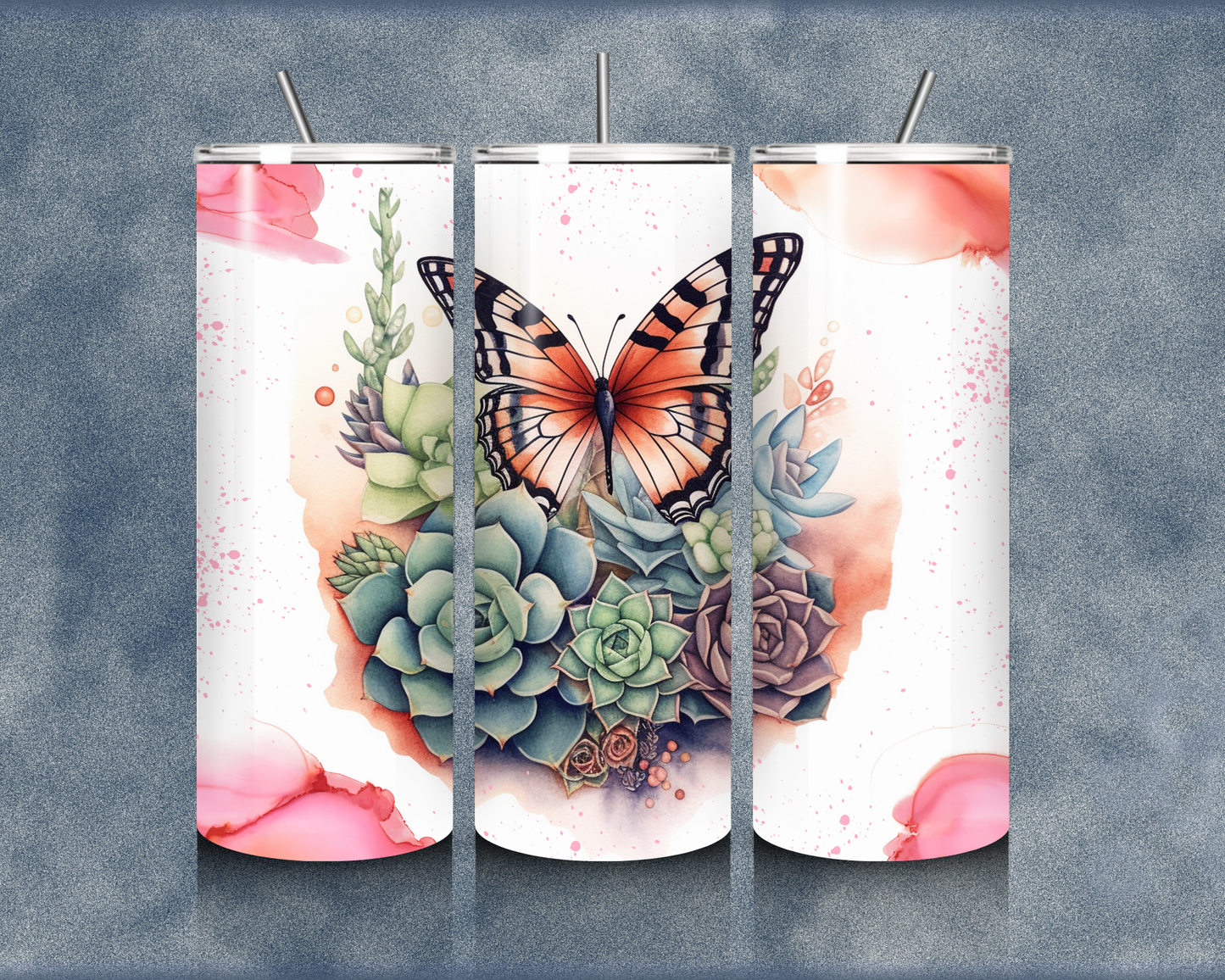 Butterfly 20oz Sublimation Tumbler
