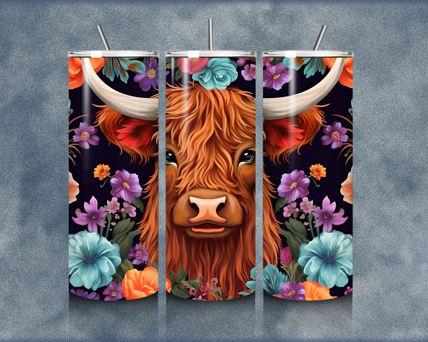 Highland Cow 20oz Sublimation Tumblers