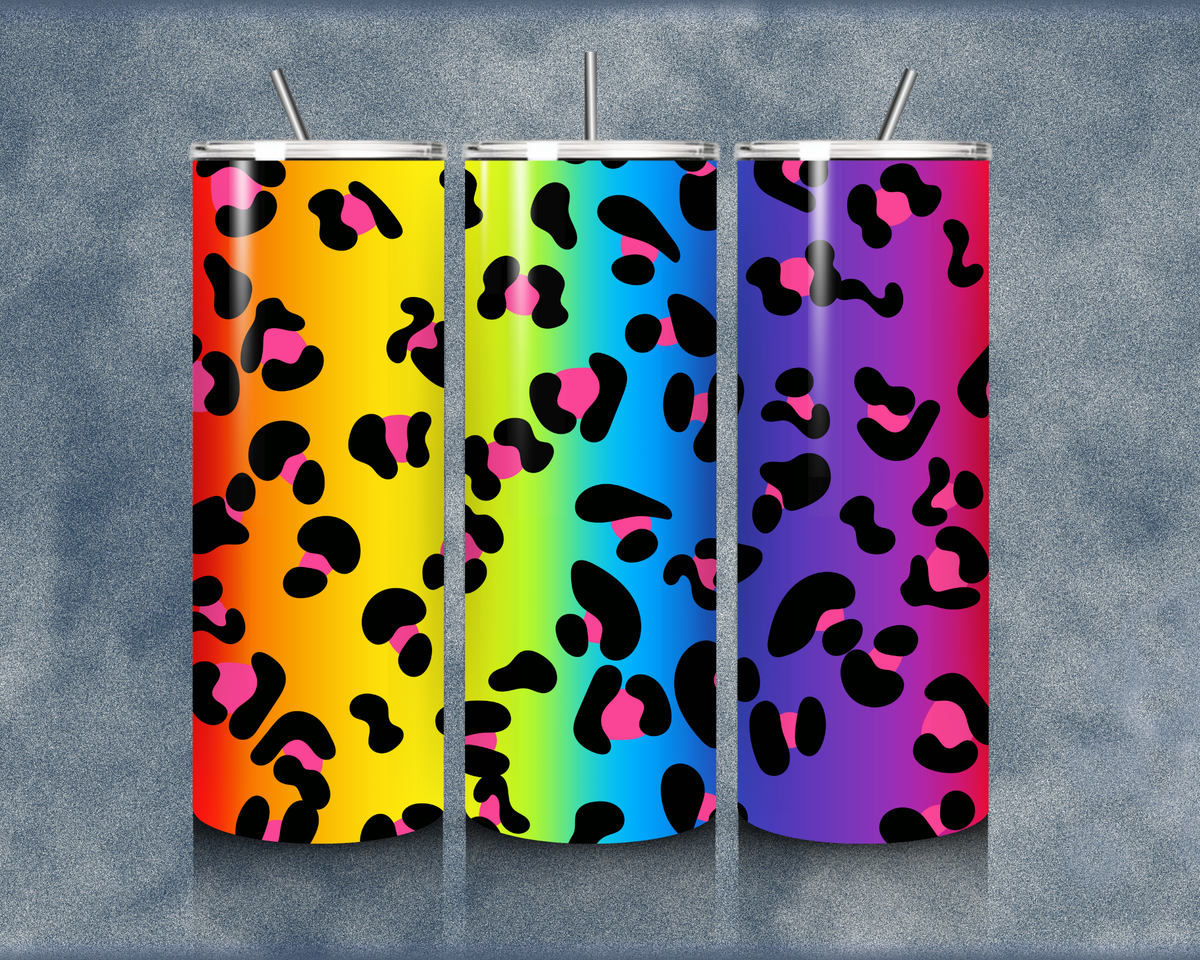 Rainbow 20oz Sublimation Tumblers