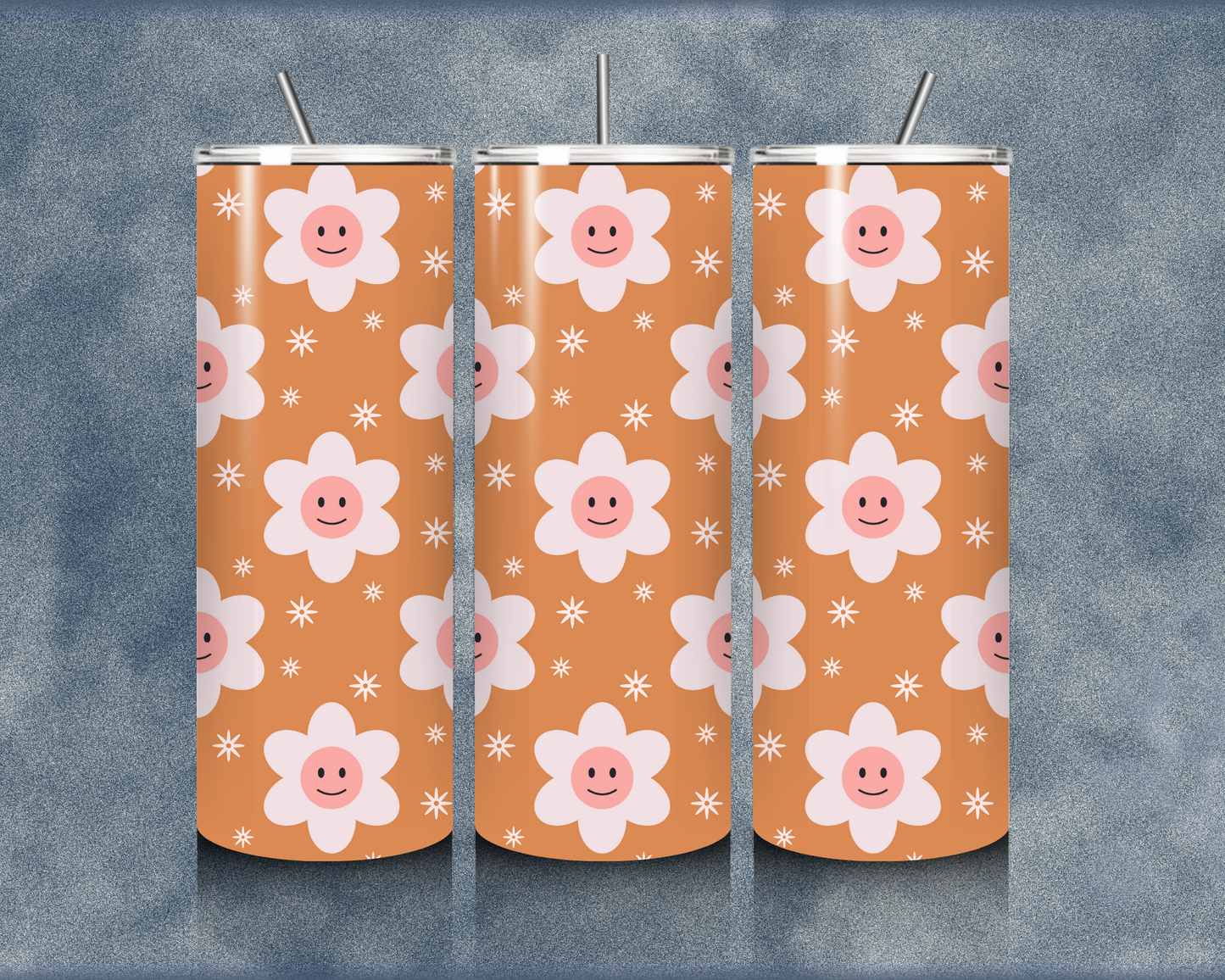 Retro Smiley 20oz Sublimation Tumbler