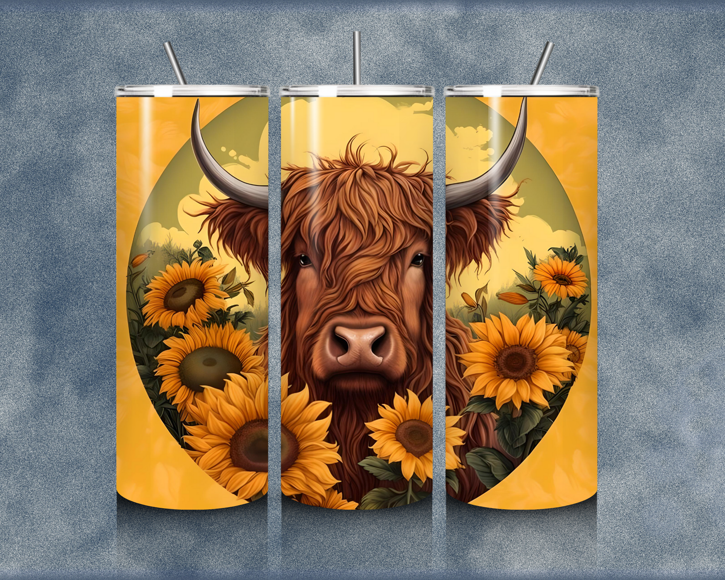 Highland Cow 20oz Sublimation Tumblers