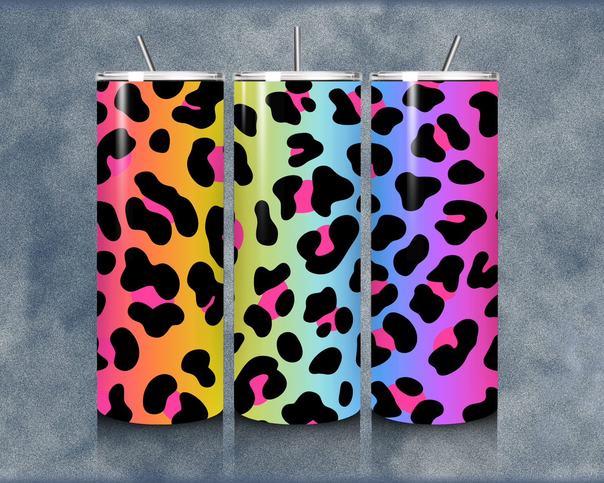 Rainbow 20oz Sublimation Tumblers