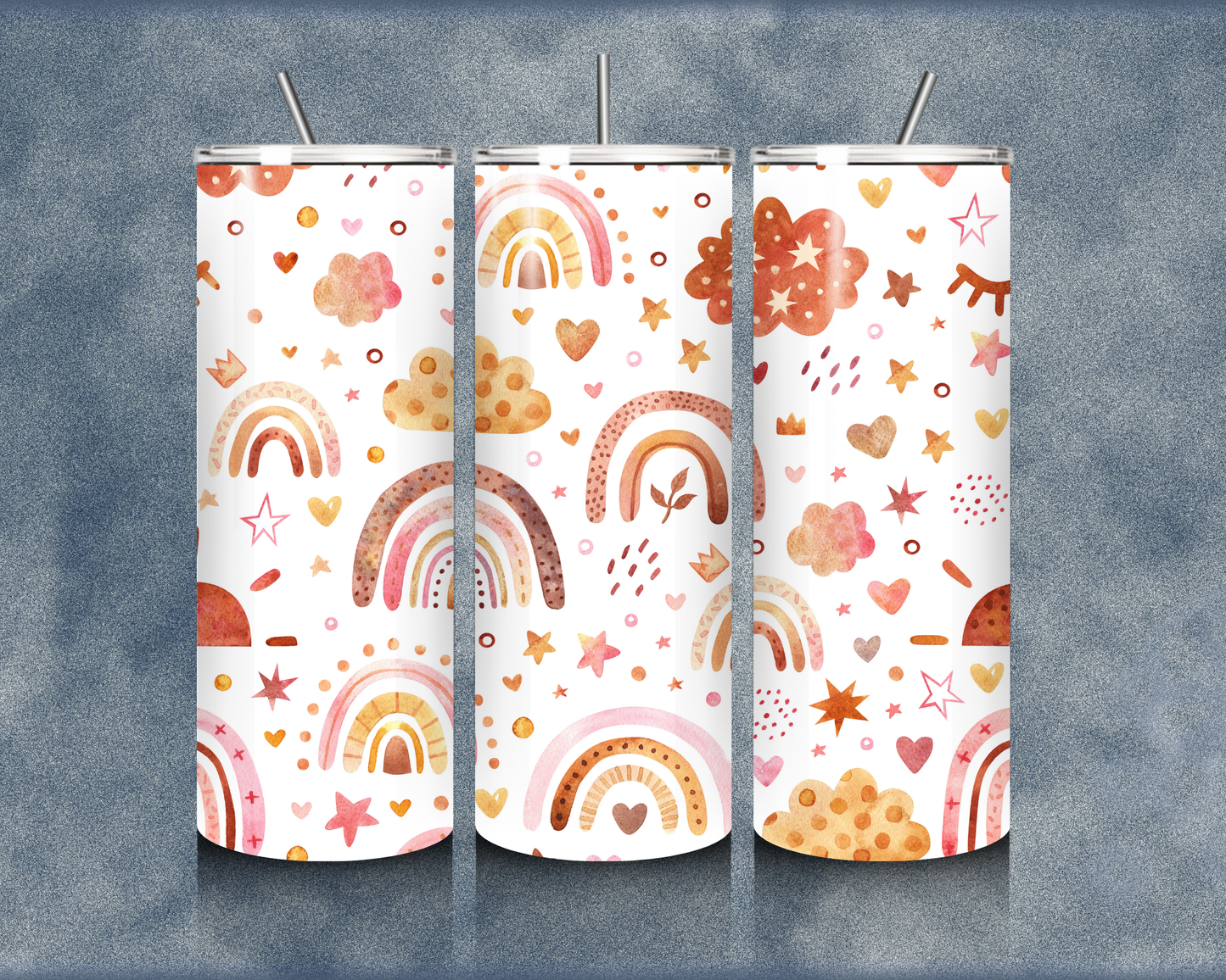 Rainbow 20oz Sublimation Tumblers