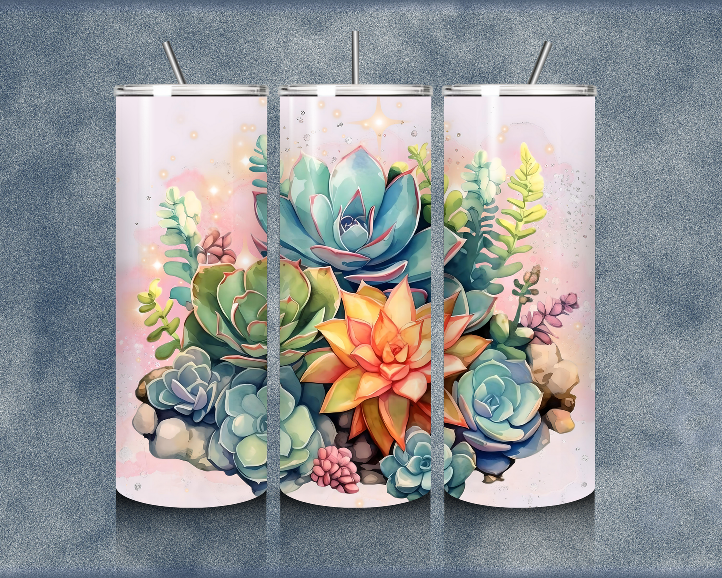 Succulent 20oz Sublimation Tumbler