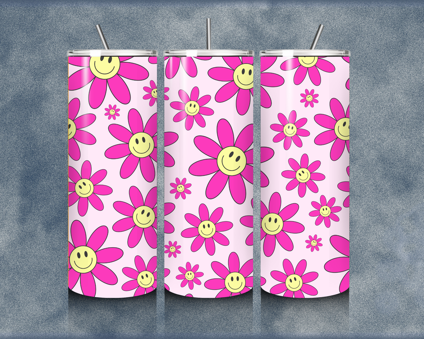 Retro Smiley 20oz Sublimation Tumbler