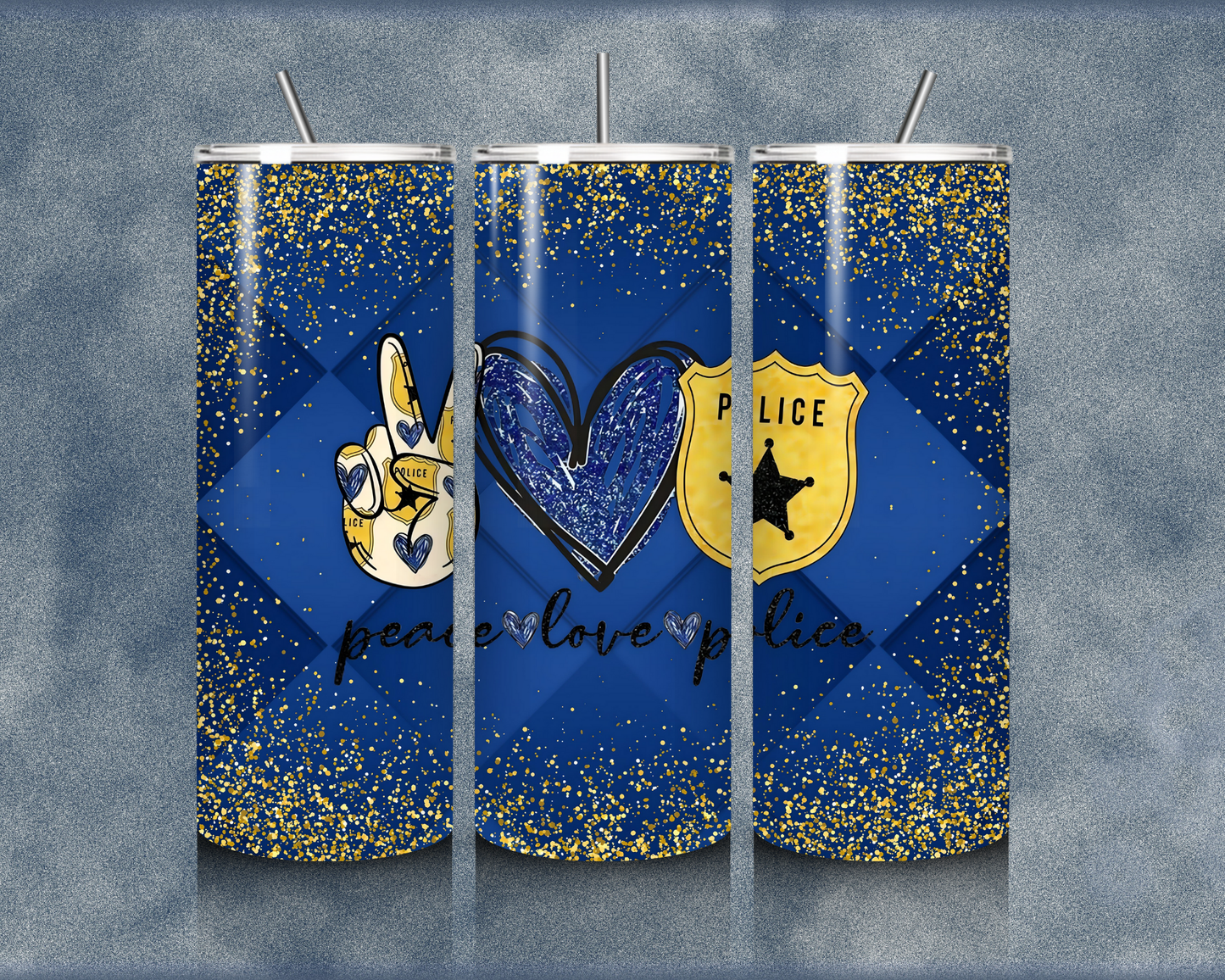 Police 20oz Sublimation Tumbler