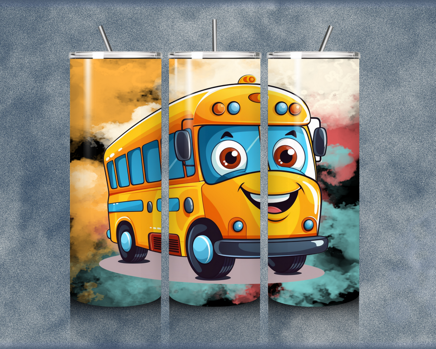 School Bus 20oz Sublimation Tumblers
