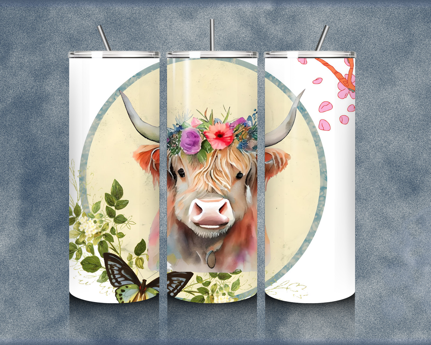Highland Cow 20oz Sublimation Tumblers