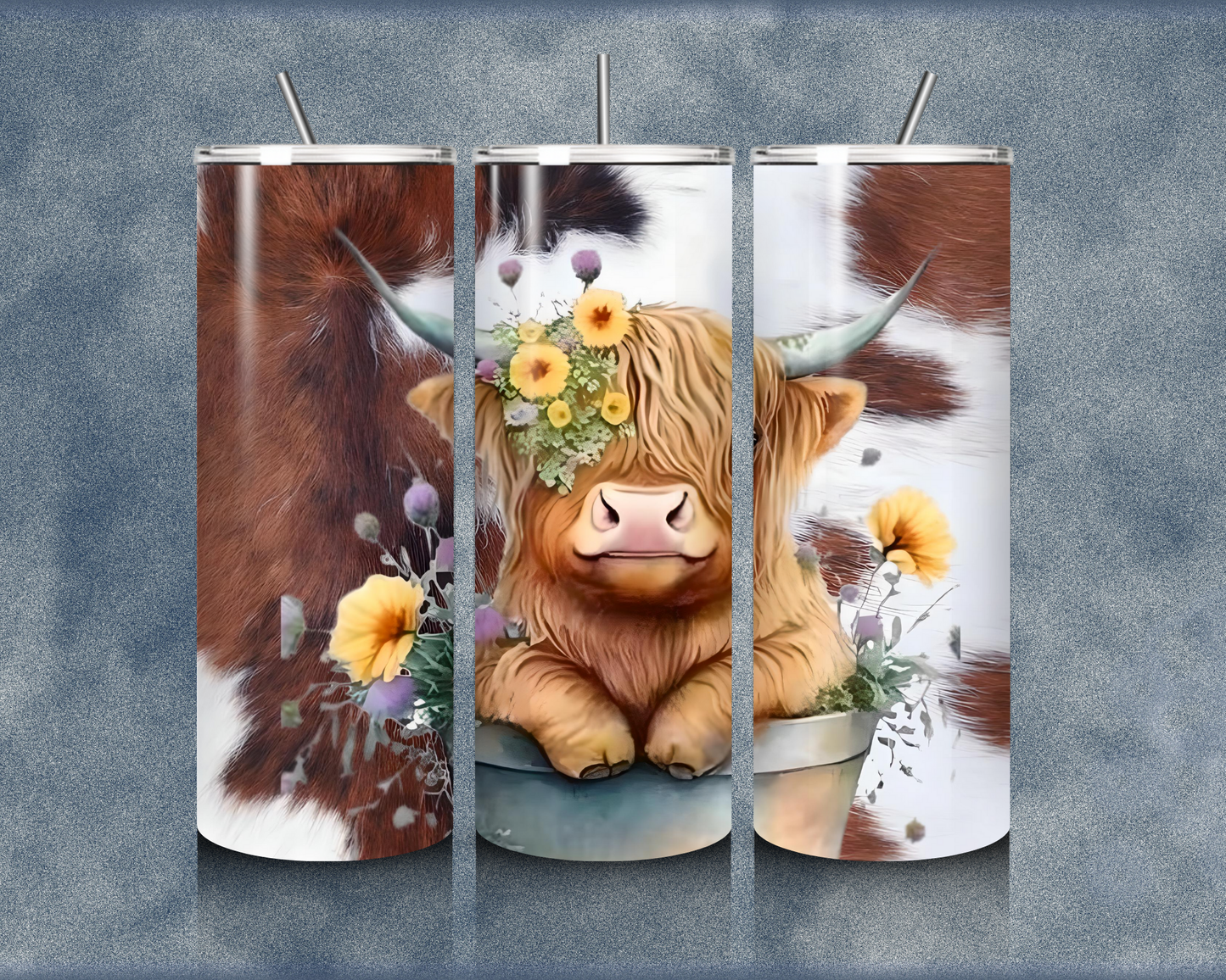 Cowhide 20oz Sublimation Tumbler