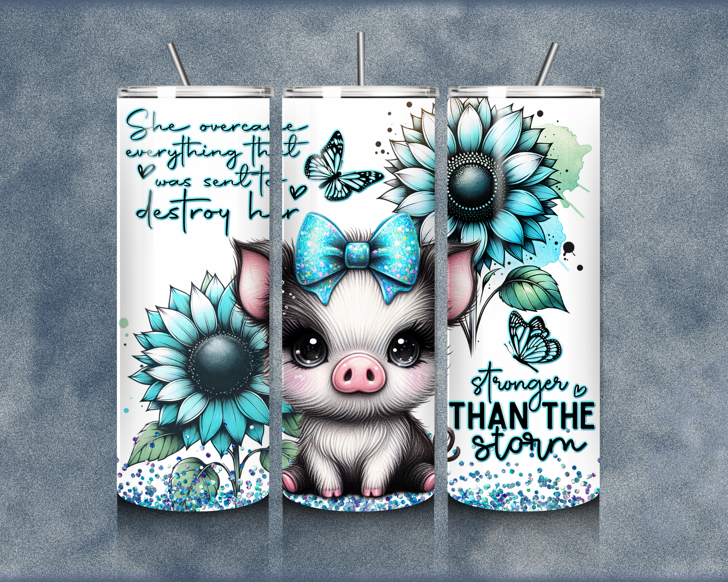 Cute Animal Affirmation 20oz Sublimation Tumbler