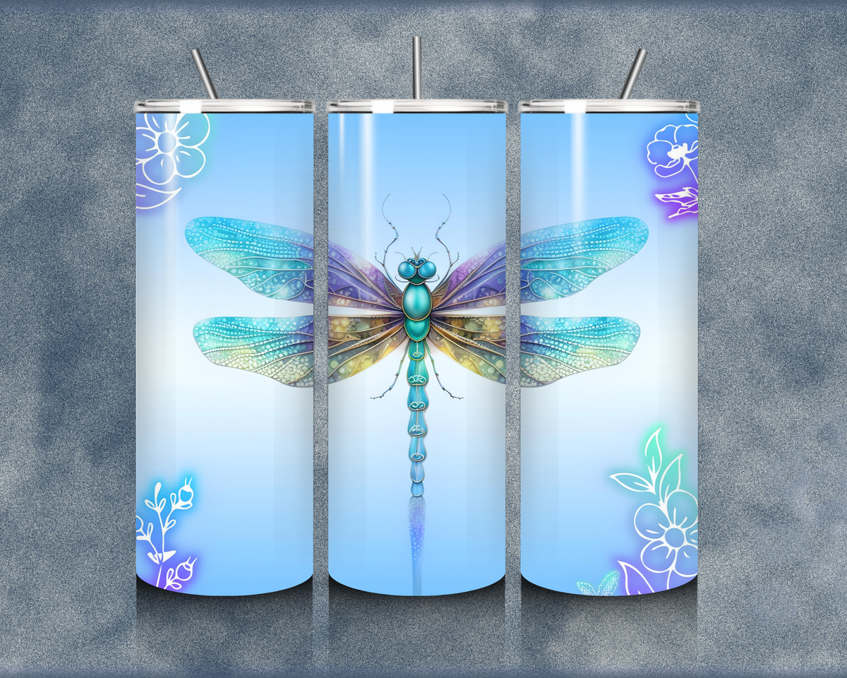 Dragonflies 20oz Sublimation Tumbler