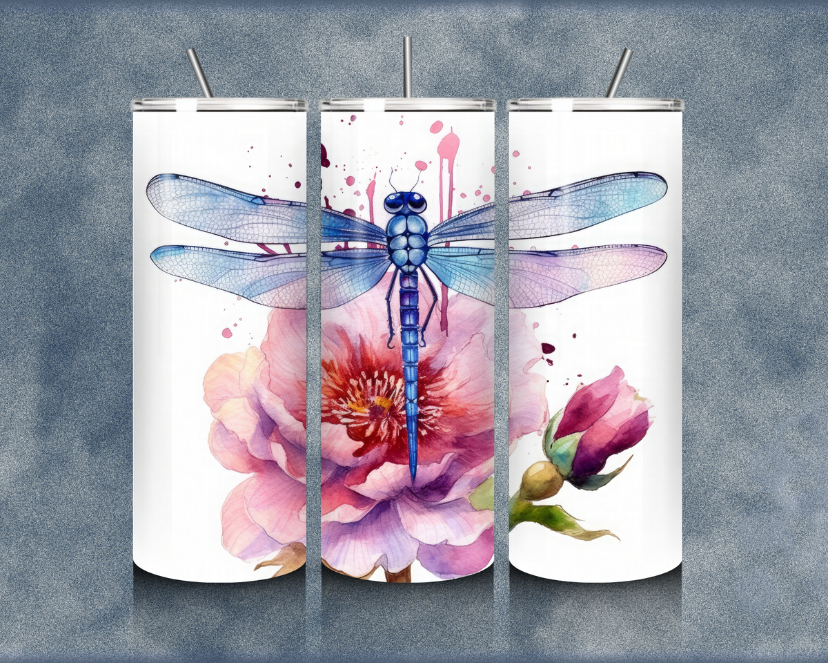 Dragonflies 20oz Sublimation Tumbler