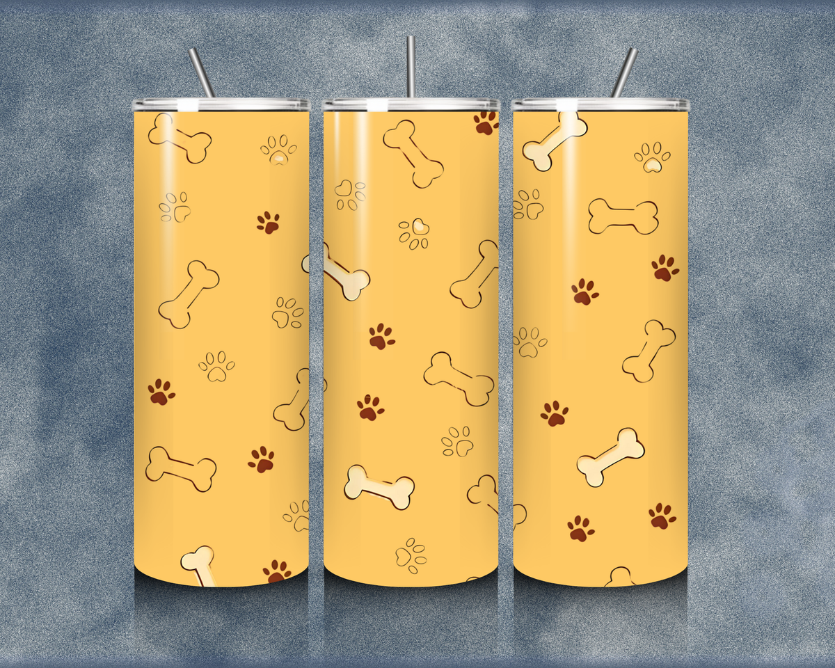 Paw Print 20oz Sublimation Tumbler
