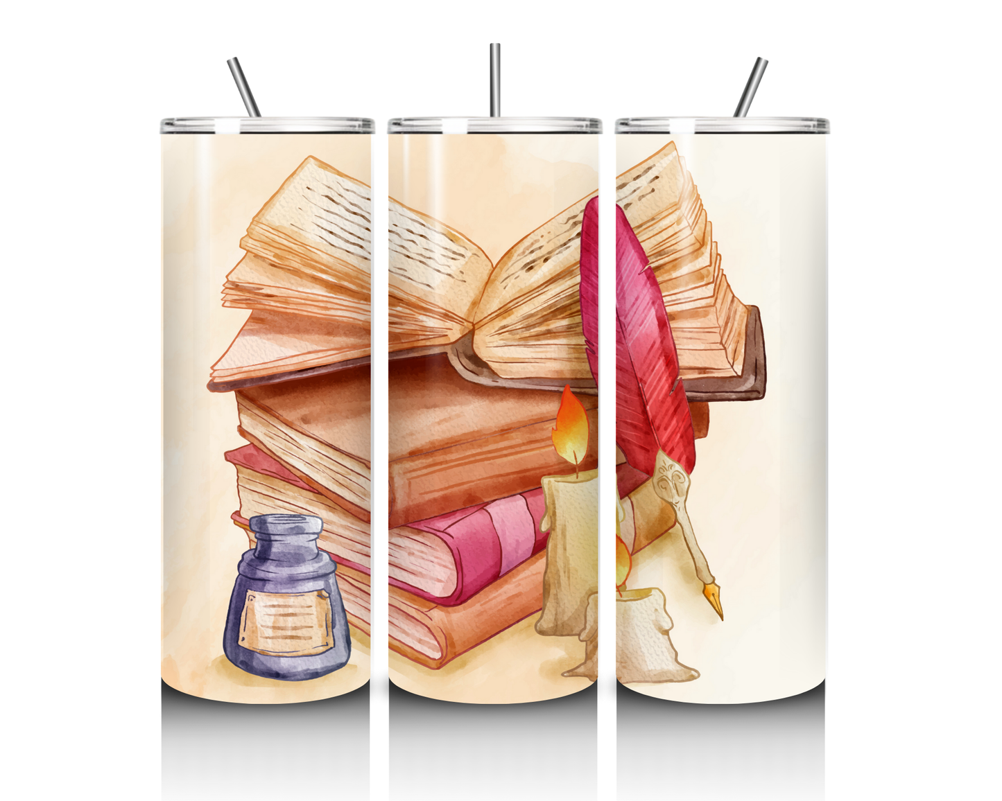 Book 20oz Sublimation Tumblers