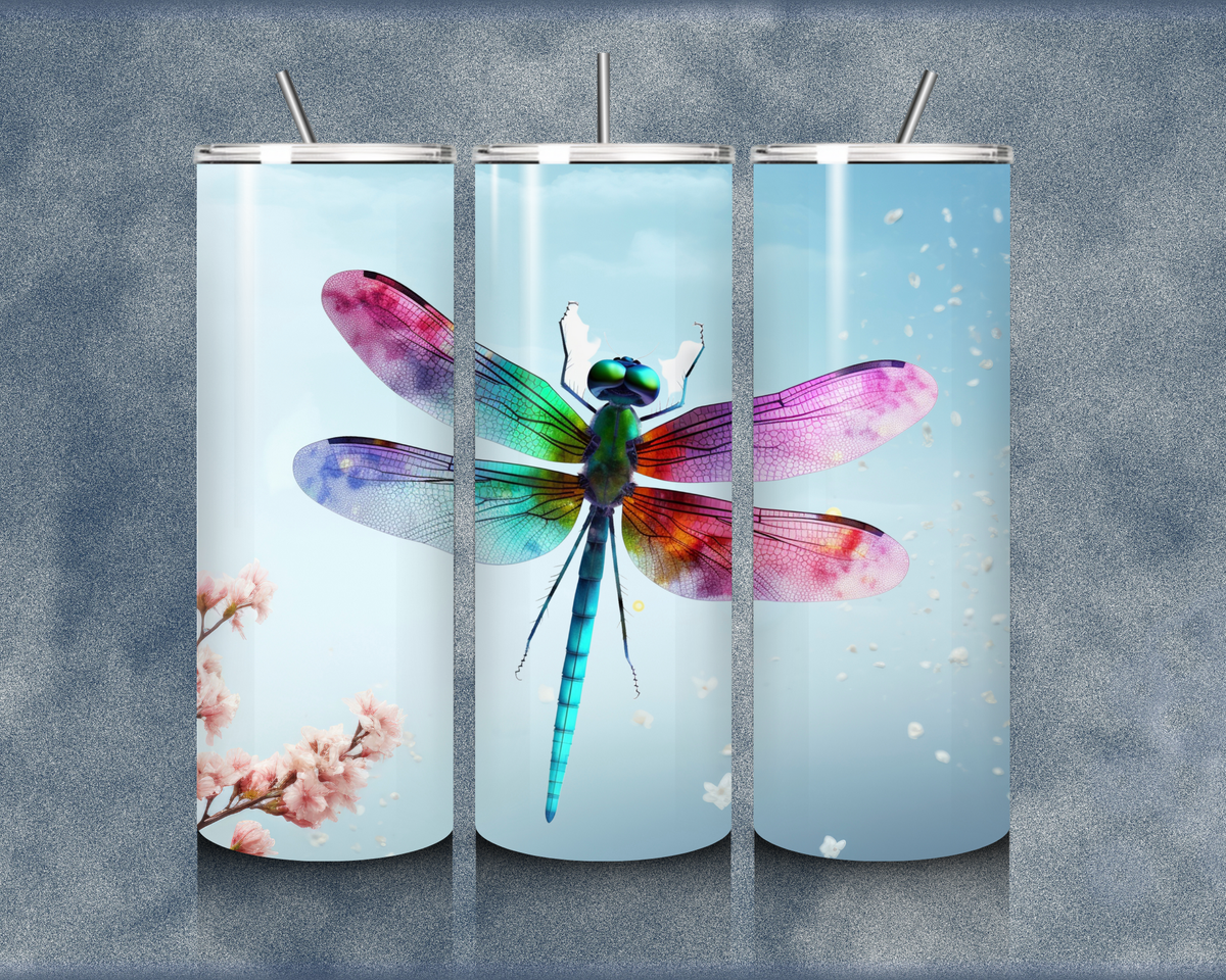 Dragonflies 20oz Sublimation Tumbler