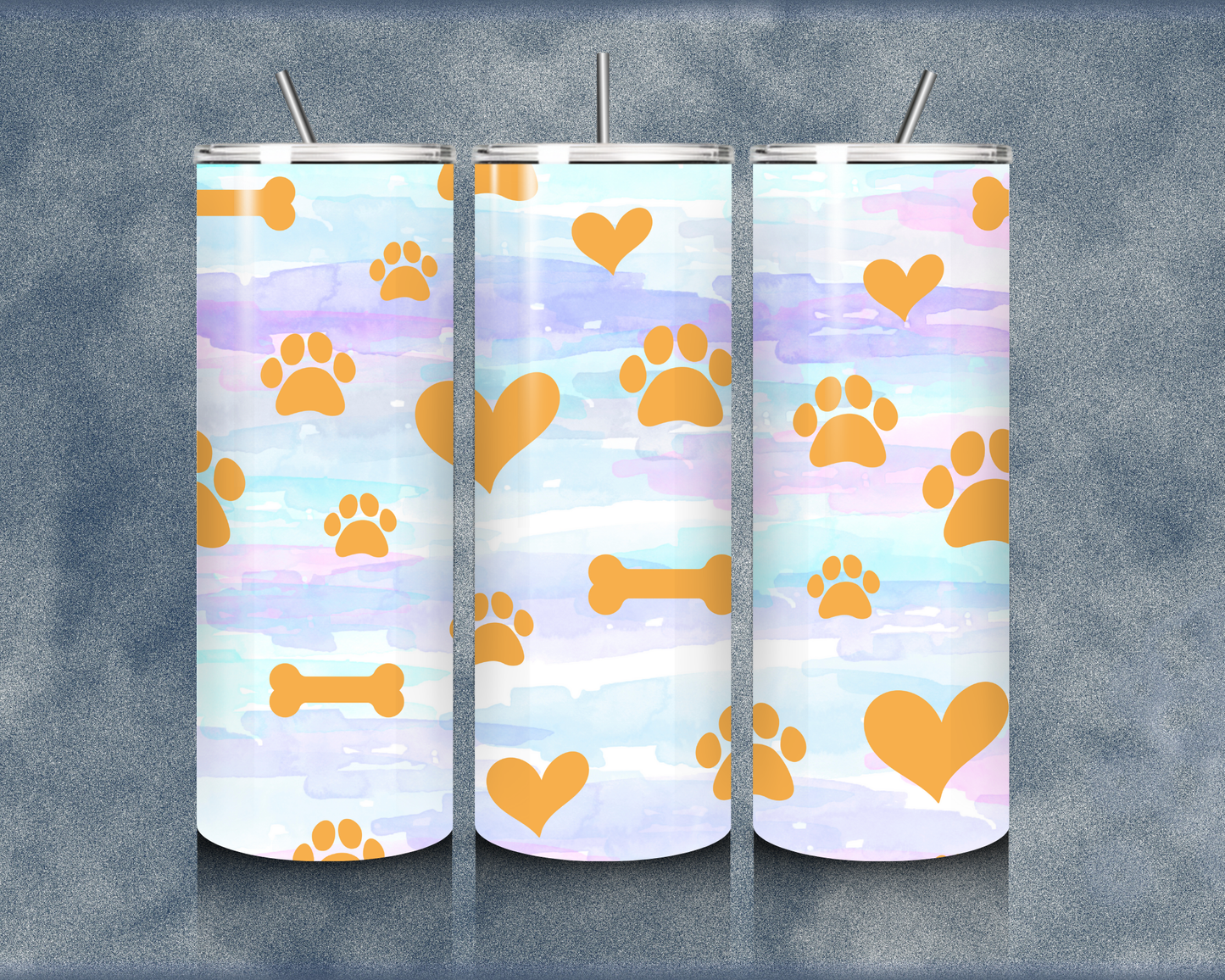 Paw Print 20oz Sublimation Tumbler