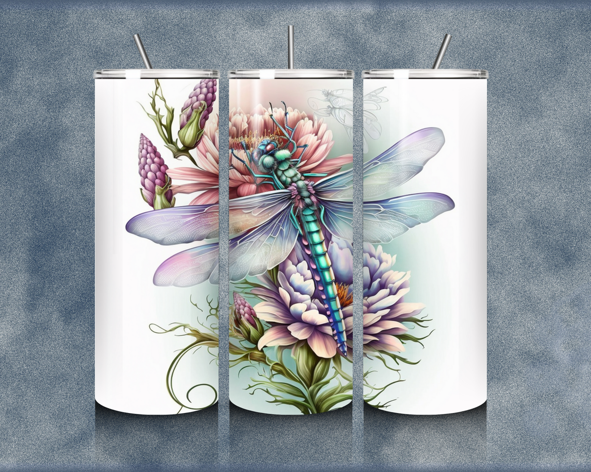 Dragonflies 20oz Sublimation Tumbler